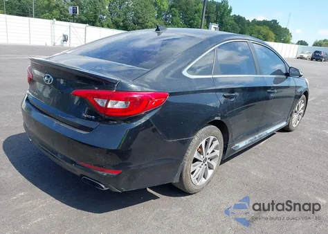 2017 Hyundai Sonata Sport из США, поврежденный, VIN 5NPE34AF8HH554943